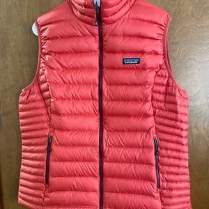Patagonia Down Sweater Red Vest, Women's XL